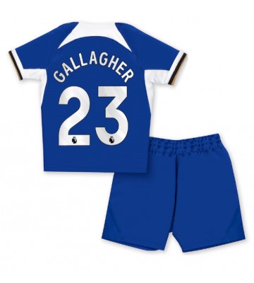 Chelsea Conor Gallagher #23 Primera Equipación Niños 2023-24 Manga Corta (+ Pantalones cortos)